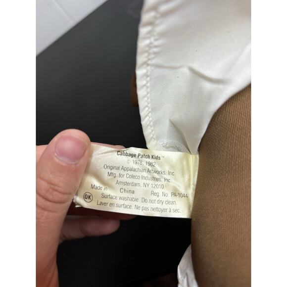 1985 Cabbage Patch Kid AA Preemie Brown Tuft Brown Eyes HM #1 OK Factory - Picture 14 of 14